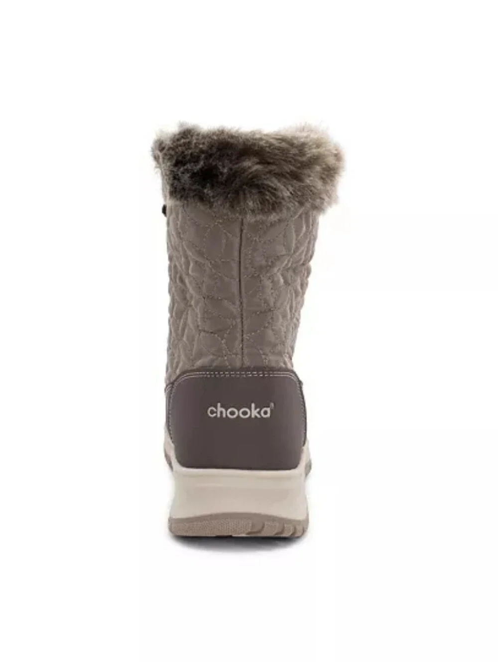 (Ew) Chooka Ladies Belltown Mid Faux Fur Cold Weather Boot - Taupe